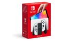 Nintendo Switch (modelo OLED) con base y mandos Joy-Con blancos. - Imagen 2