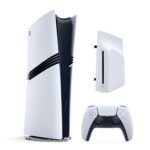 Consola Sony PS5 Pro (blanca y negra) + Unidad de disco Blu-ray 4K Ultra HD extraíble para PS5 Slim y PS5 Pro