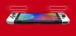Nintendo Switch (modelo OLED) con base y mandos Joy-Con blancos. - Imagen 7