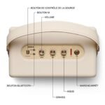 Altavoz inalámbrico Bluetooth Marshall Kilburn III color crema - Imagen 4