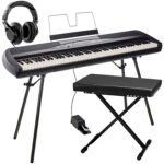 Korg - Pack SP280-BK + Soporte + Banco + Auriculares